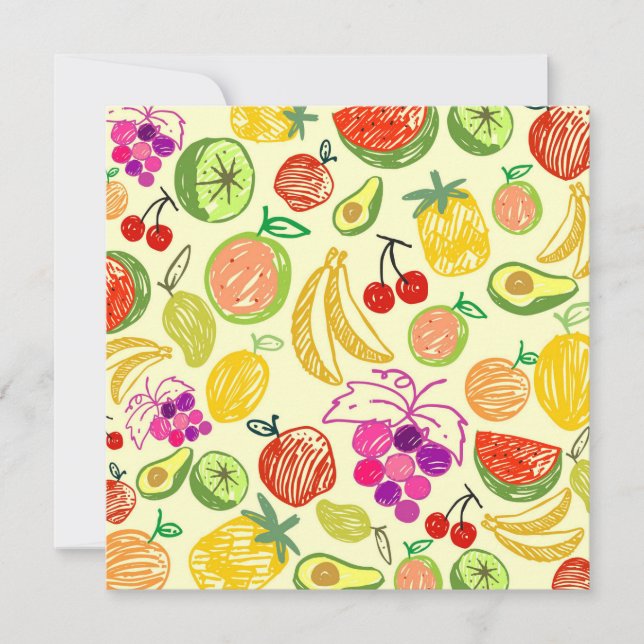 Fruity Pattern Card (Front)