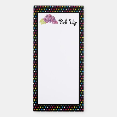 Fruity Pick Up Magnetic Notepad
