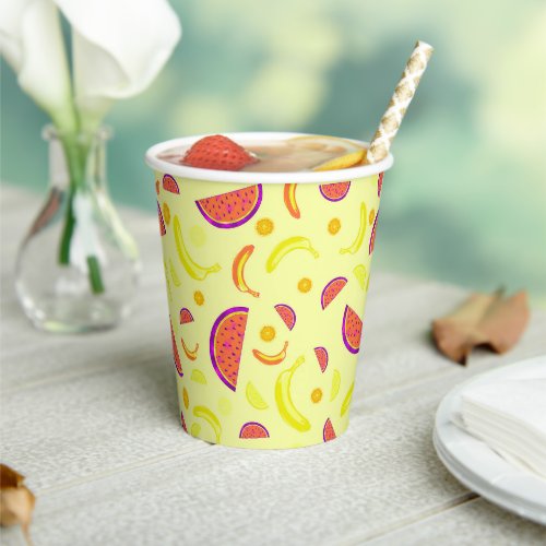Fruity Pop Paper Cups