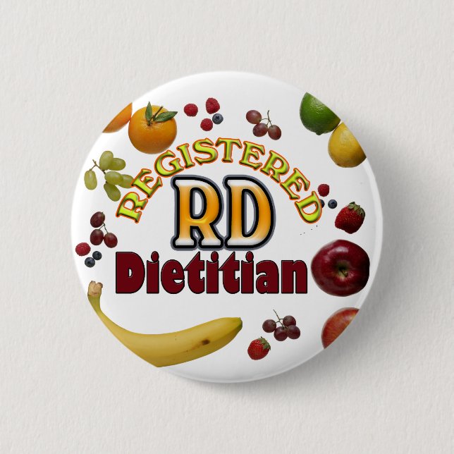FRUITY RD - REGISTERED DIETITIAN BUTTON (Front)