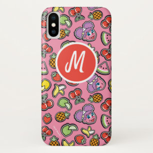 Fruity Sticker Elmo & Abby Cadabby Pattern iPhone X Case