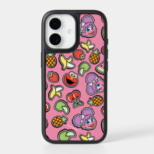 Fruity Sticker Elmo & Abby Cadabby Pattern iPhone 17 Case