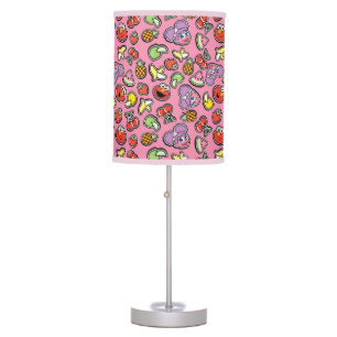 Fruity Sticker Elmo & Abby Cadabby Pattern Table Lamp