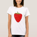 Fruity Strawberry T-shirt at Zazzle