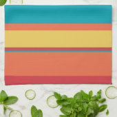 Fruity Tropical Stripes Towel (Folded)