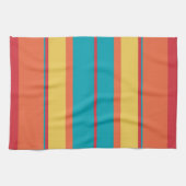 Fruity Tropical Stripes Towel (Horizontal)