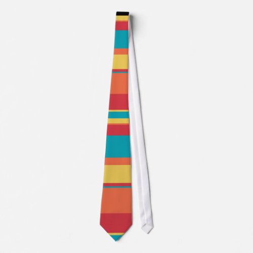 Fruity Tropical Tonal Stripes Tie