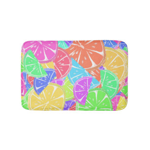 Fruity Tutti Colorful Fruit Slices Bath Mat