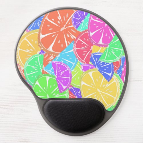 Fruity Tutti Colorful Fruit Slices Gel Mouse Pad