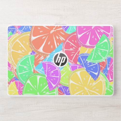 Fruity Tutti Colorful Fruit Slices HP Laptop Skin