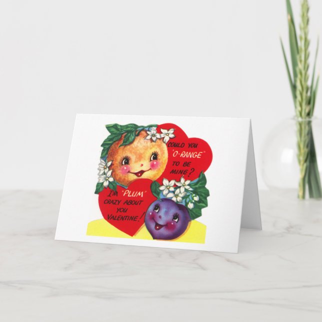 Fruity Valentine Holiday Card (Front)