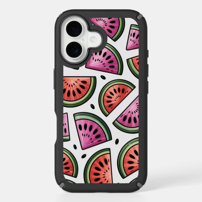 Fruity Vibes Watermelon  Speck iPhone Case (Front)