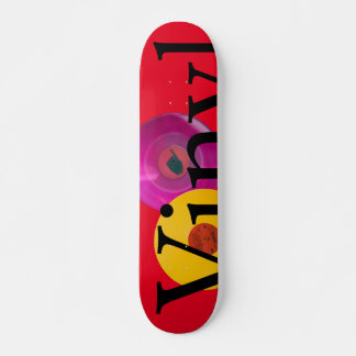 Fruity vinyl red skateboard