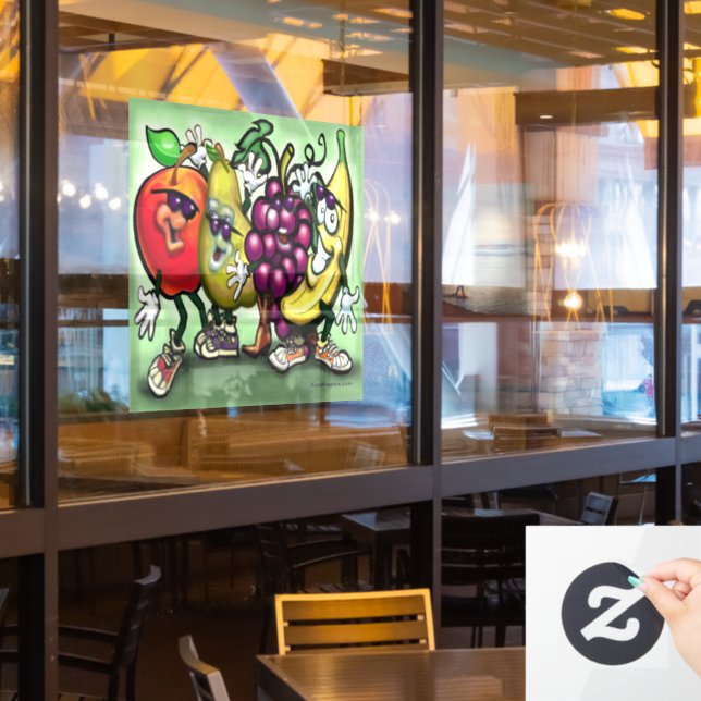  Fruity Window Cling (Restaurant Window)