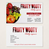 Fruity Wooty Totally Organic Fruit Desserts (Front & Back)