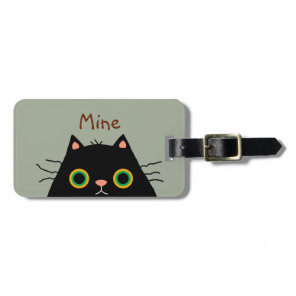 Frumpy Cat Luggage Tag