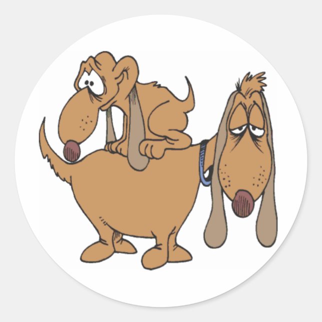 Frumpy Dogs Sticker (Front)