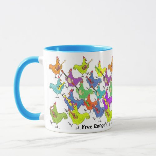 FRUSOP Mug with Color on Handle and Rim