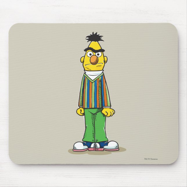 Frustrated Bert Mouse Pad (Front)