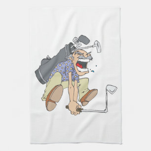 Frustrated Golfer Towel