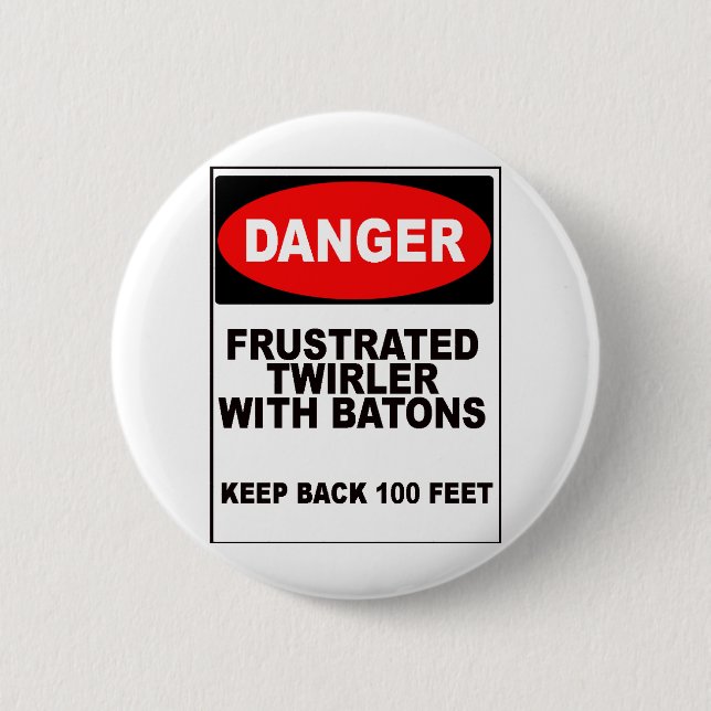 Frustrated Twirler Button (Front)