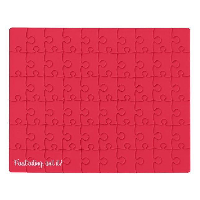 Frustrating Isn't It? Hard Pink Jigsaw Puzzle (Puzzle Horizontal)