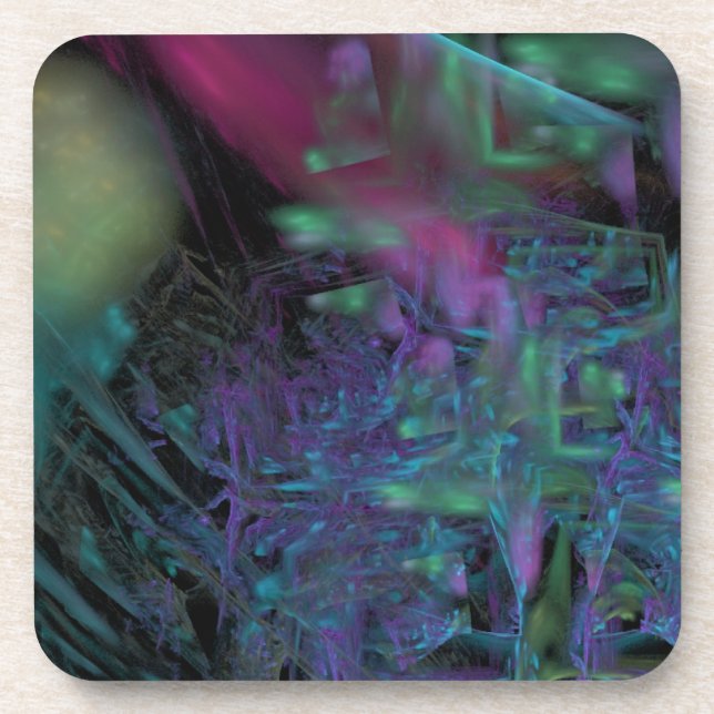 Frustration in Color Beverage Coaster (Front)