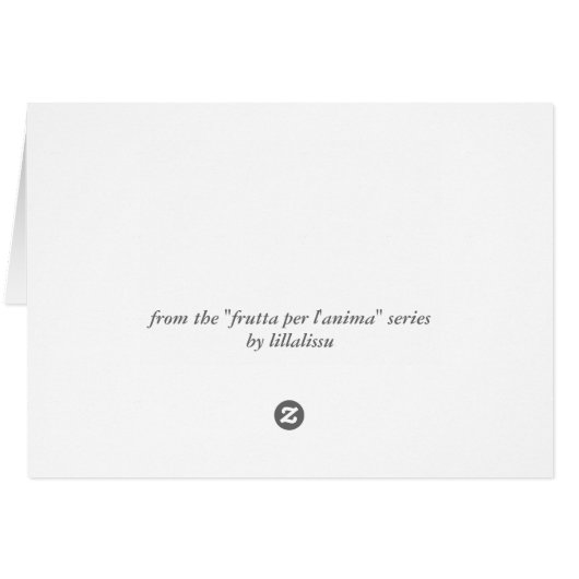 frutta per l'anima (Back Horizontal)