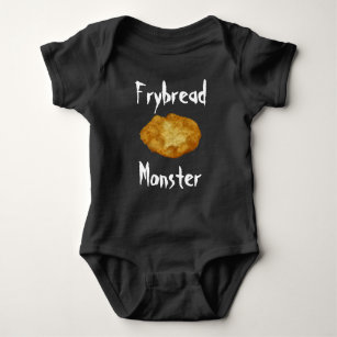 Fry Bread Monster Baby Bodysuit