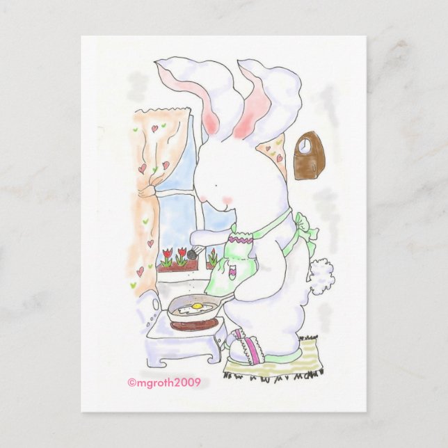 fry bunny postcard - (Front)