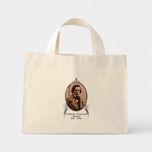 Fryderyk Chopin Mini Tote Bag