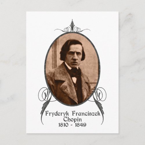 Fryderyk Chopin Postcard