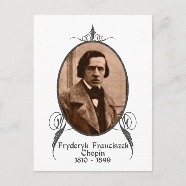 Fryderyk Chopin Postcard (Front)