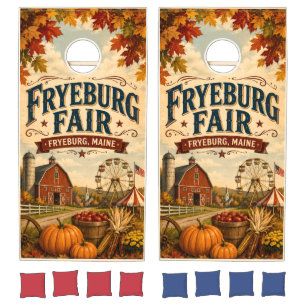 Fryeburg Fair Autumn Heritage Cornhole Set