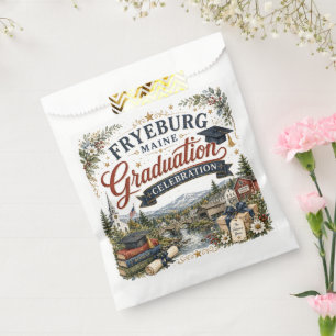 Fryeburg Maine Graduation Celebration Favor Bag