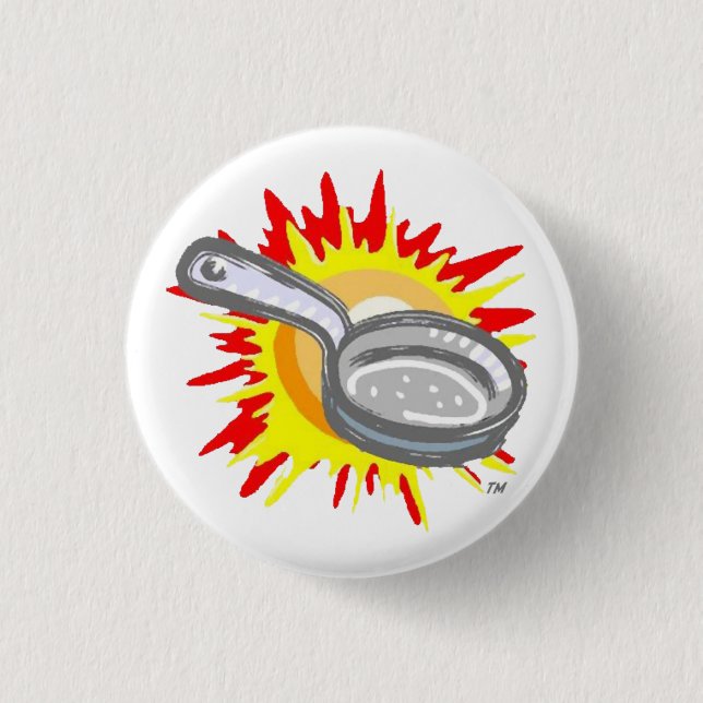 Frying Pan Gurl Frying Pan Button (Front)