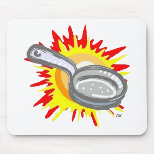 Frying Pan Gurl Frying Pan Mouse Pad