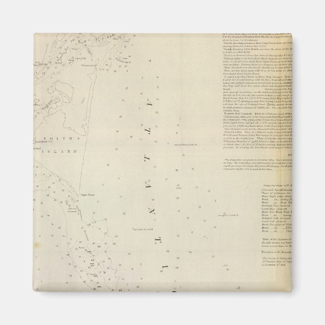 FryingPan Shoals, Cape Fear River Magnet (Front)