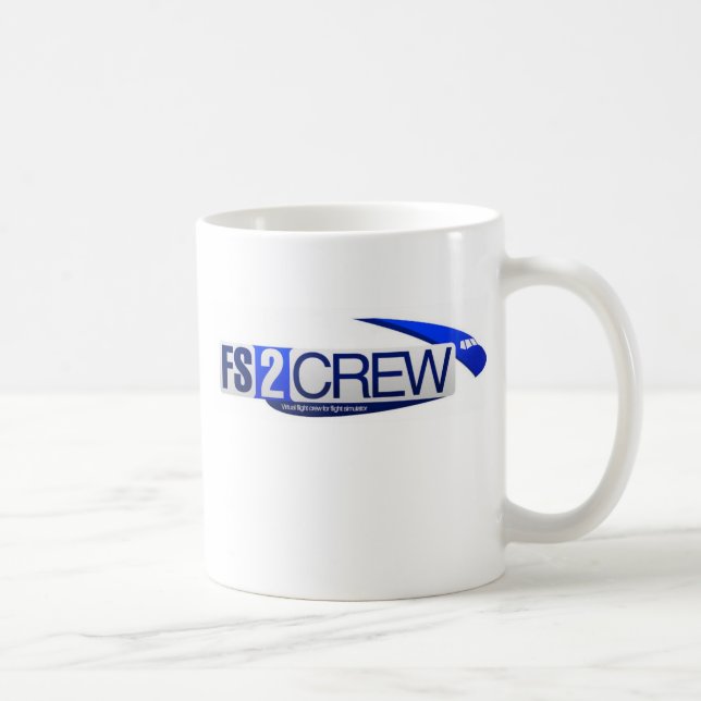 FS2Crew White Mug (Right)