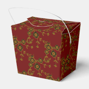 FS Style 1-Red-Gold-FAVOR BOXES take out style