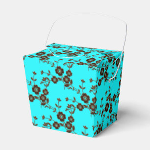 FS Style 1-Robins Egg-Brown-FAVOR BOXES, take out Favor Boxes