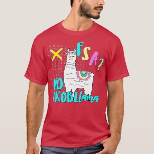 FSA Florida State Test Day Llama  For Students  T_Shirt