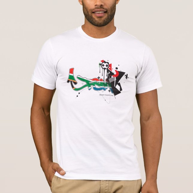 FSM World Cup 2010 - South Africa Flag T-Shirt (Front)