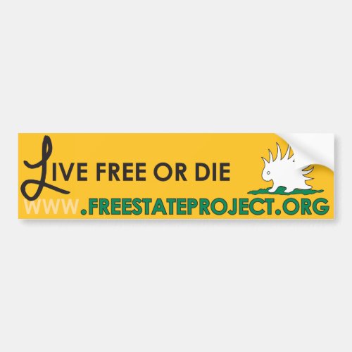 FSP Bumper Sticker _ Live Free or Die