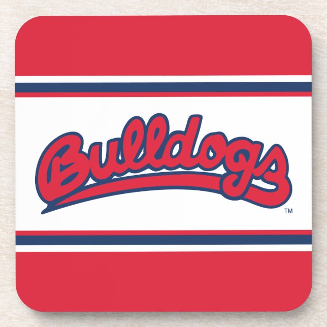 FSU Bulldogs Beverage Coaster (Front)