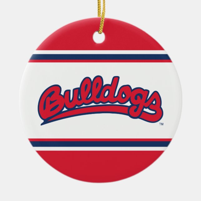 FSU Bulldogs Ceramic Ornament (Front)