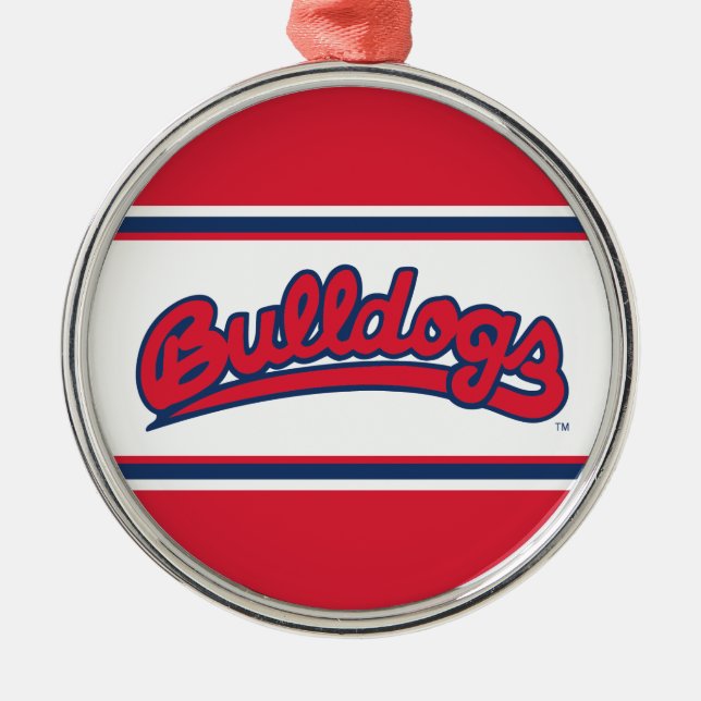 FSU Bulldogs Metal Ornament (Front)