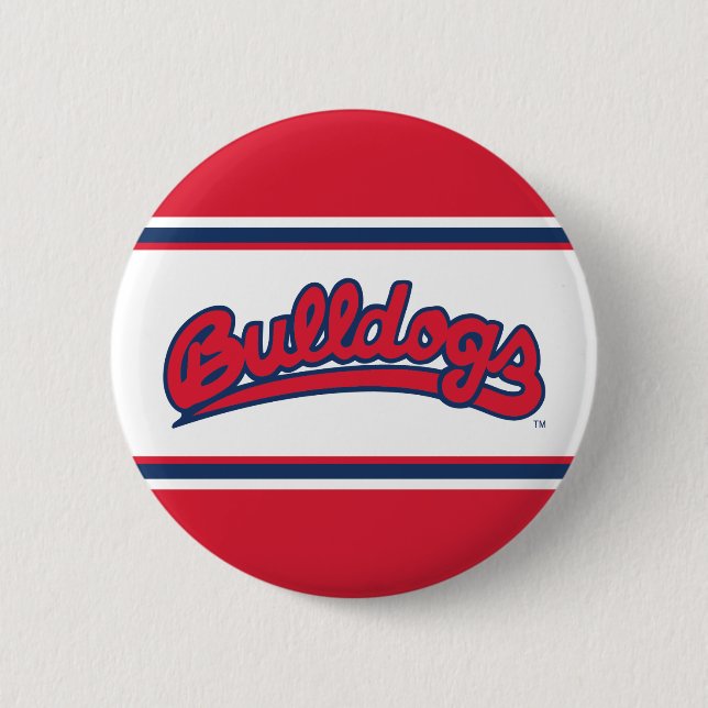 FSU Bulldogs Pinback Button (Front)