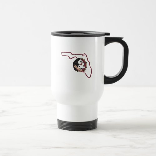 FSU  Classic Seminoles State Logo Travel Mug