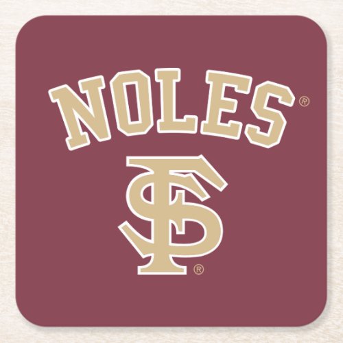 FSU Noles Square Paper Coaster